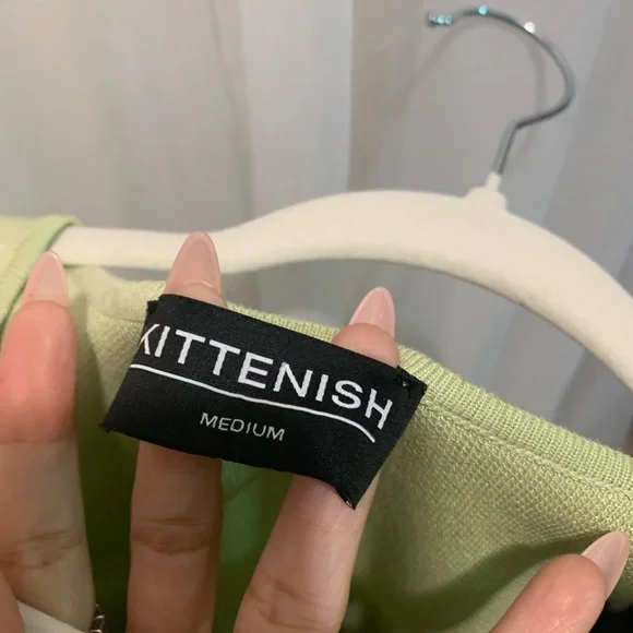 Kittenish Light Green Keyhole Dress - Picture 5 of 6